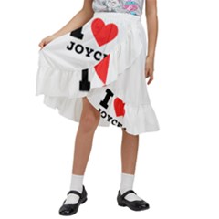 I Love Joyce Kids  Ruffle Flared Wrap Midi Skirt by ilovewhateva