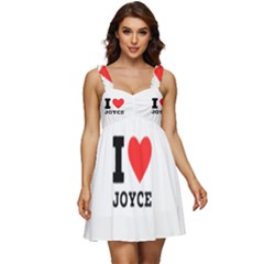 I Love Joyce Ruffle Strap Babydoll Chiffon Dress by ilovewhateva