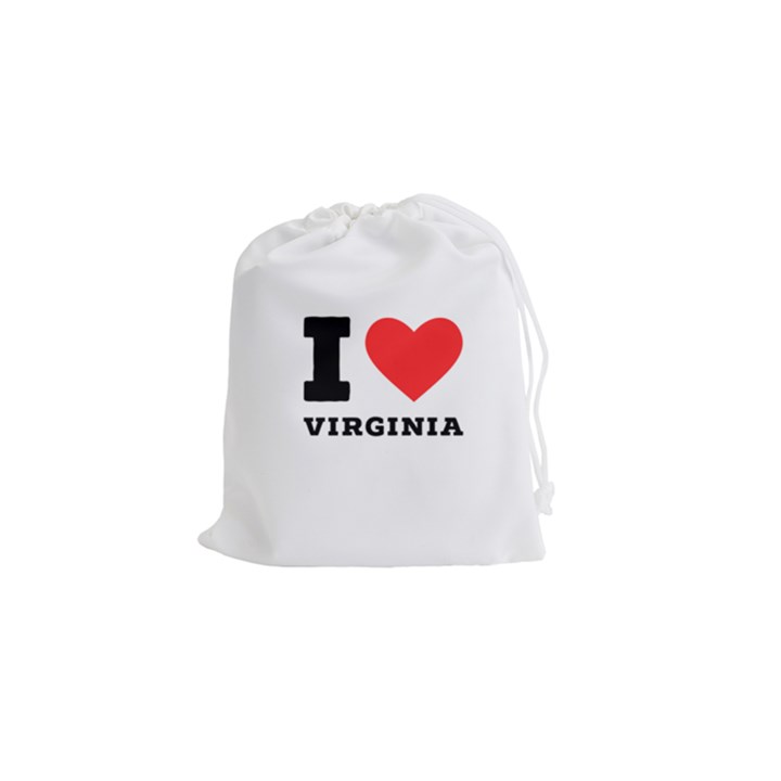 I love virginia Drawstring Pouch (Small)