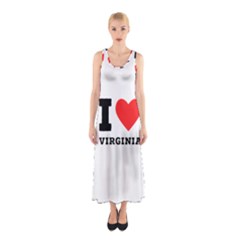 I Love Virginia Sleeveless Maxi Dress by ilovewhateva