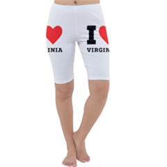 I Love Virginia Cropped Leggings  by ilovewhateva