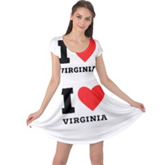 I Love Virginia Cap Sleeve Dress by ilovewhateva