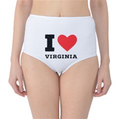 I Love Virginia Classic High-waist Bikini Bottoms by ilovewhateva