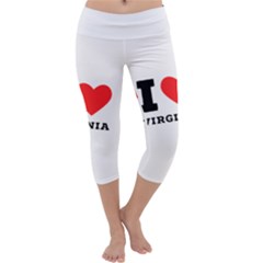 I Love Virginia Capri Yoga Leggings by ilovewhateva