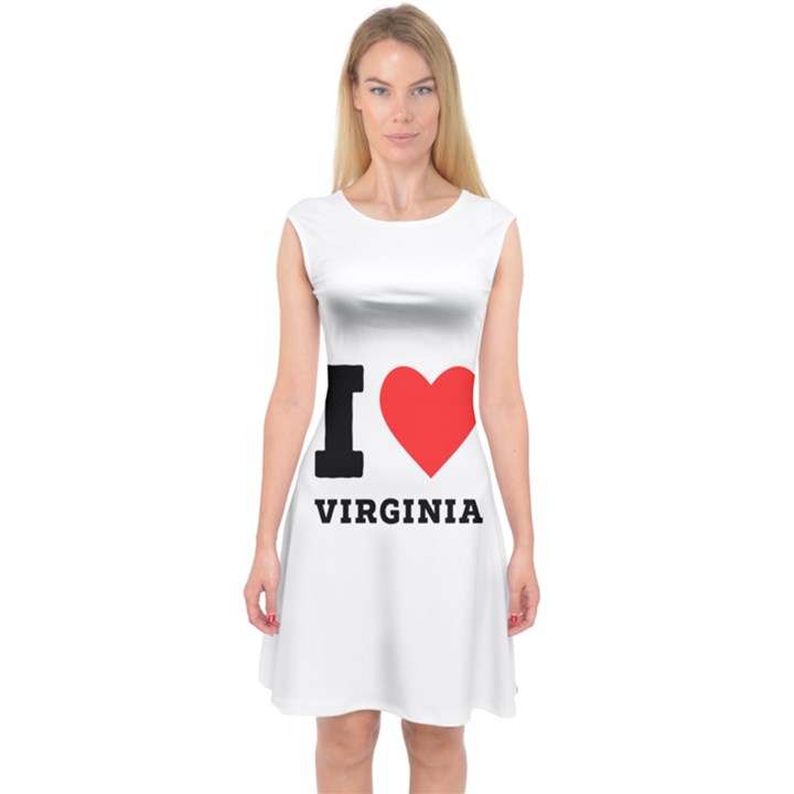 I love virginia Capsleeve Midi Dress