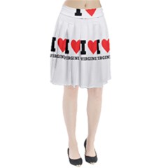 I Love Virginia Pleated Skirt by ilovewhateva