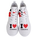 I love virginia Men s Lightweight High Top Sneakers View1