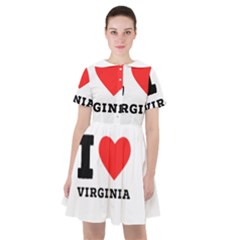 I Love Virginia Sailor Dress by ilovewhateva