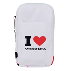 I Love Virginia Waist Pouch (large) by ilovewhateva