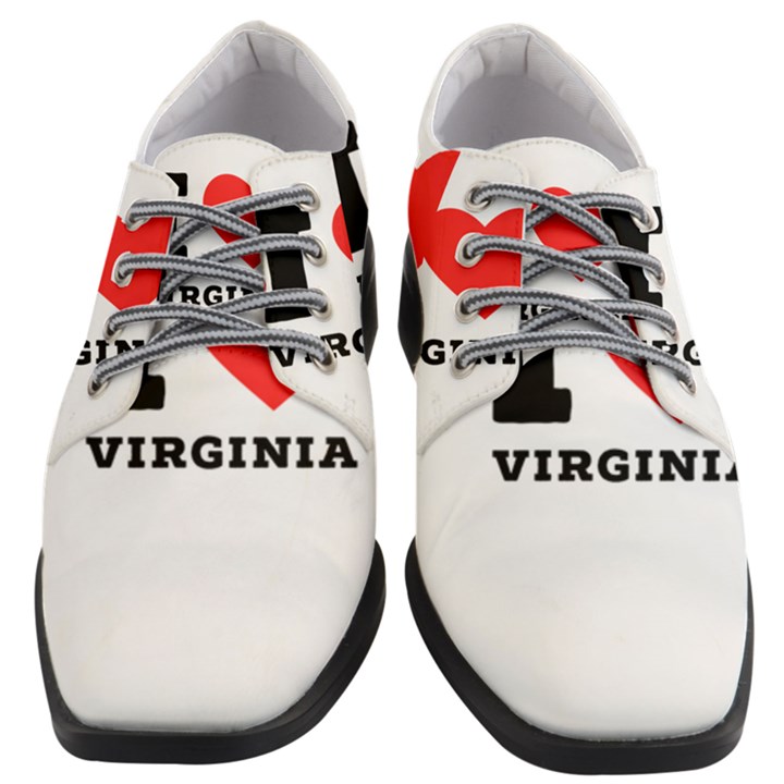 I love virginia Women Heeled Oxford Shoes