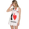 I love virginia Sleeveless High Waist Mini Dress View2