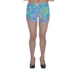 Jellyfish Animal Translucent Skinny Shorts