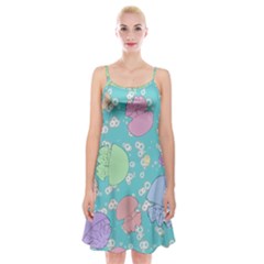 Jellyfish Animal Translucent Spaghetti Strap Velvet Dress