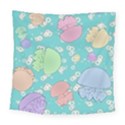 Jellyfish Animal Translucent Square Tapestry (Large) View1