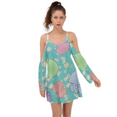 Jellyfish Animal Translucent Boho Dress