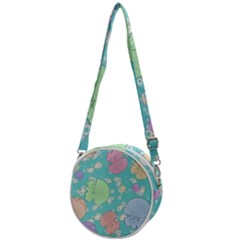 Jellyfish Animal Translucent Crossbody Circle Bag