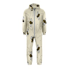 Insects Bees Digital Paper Hooded Jumpsuit (kids)