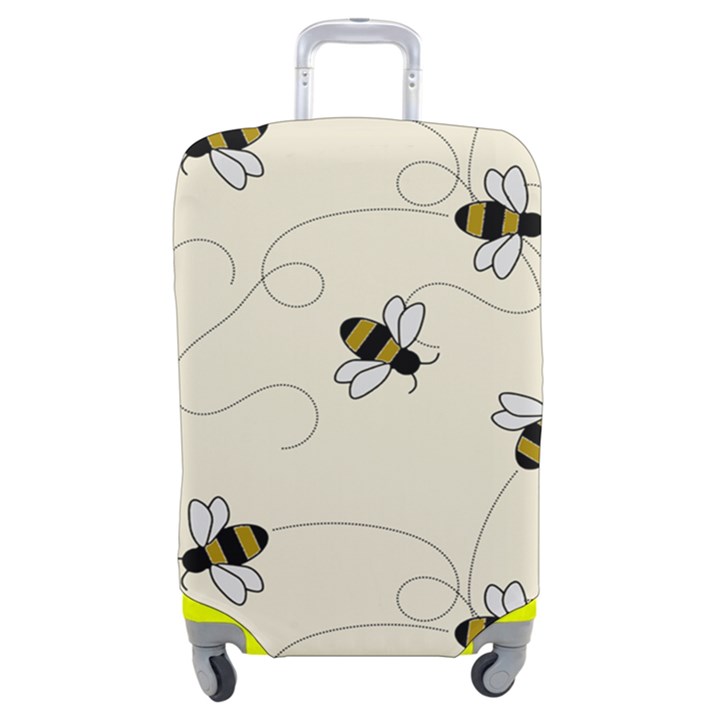 Insects Bees Digital Paper Luggage Cover (Medium)