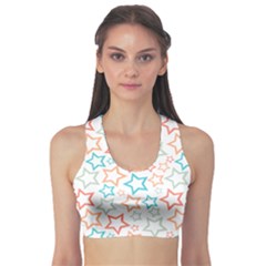 Background Pattern Texture Design Sports Bra by Semog4