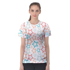 Background Pattern Texture Design Women s Sport Mesh Tee