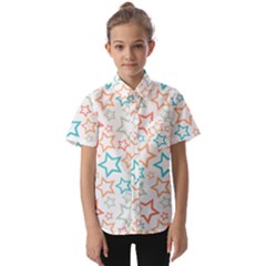 Background Pattern Texture Design Kids  Short Sleeve Shirt by Semog4