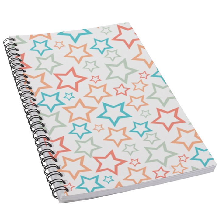 Background Pattern Texture Design 5.5  x 8.5  Notebook