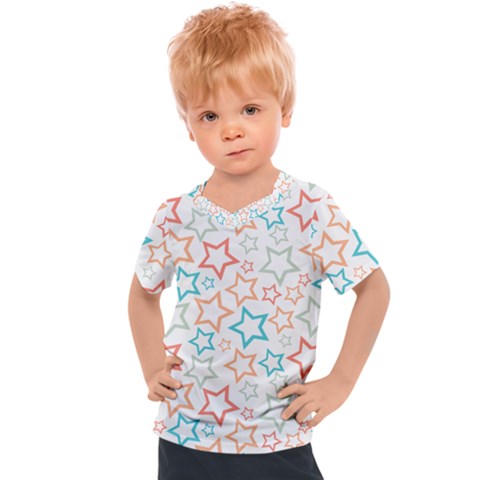 Background Pattern Texture Design Kids  Sports Tee by Semog4