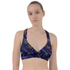 Ai Generated Succulents Flowers Sweetheart Sports Bra by Semog4