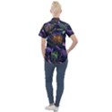 Ai Generated Succulents Flowers Women s Short Sleeve Pocket Shirt View2