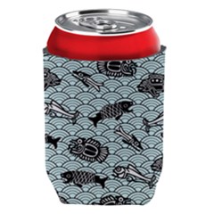 Fish Koi Ocean Sea Oriental Waves Can Holder