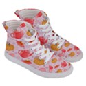 Pumpkin Tea Cup Pie Dessert Women s Hi-Top Skate Sneakers View3