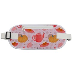 Pumpkin Tea Cup Pie Dessert Rounded Waist Pouch by Semog4