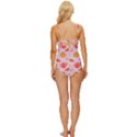 Pumpkin Tea Cup Pie Dessert Knot Front One-Piece Swimsuit View4