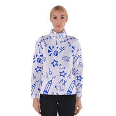 Background Pattern Graphic Women s Bomber Jacket