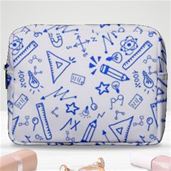 Background Pattern Graphic Make Up Pouch (large) by Semog4