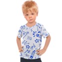 Background Pattern Graphic Kids  Sports Tee View1