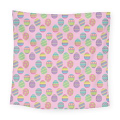 Egg Easter Eggs Pastel Digital Art Square Tapestry (large) by Semog4