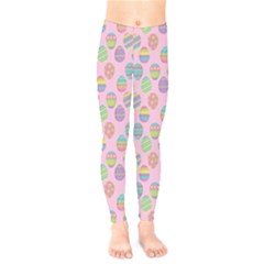 Egg Easter Eggs Pastel Digital Art Kids  Leggings by Semog4