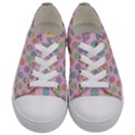 Egg Easter Eggs Pastel Digital Art Kids  Low Top Canvas Sneakers View1