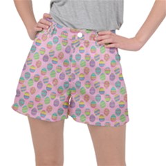 Egg Easter Eggs Pastel Digital Art Women s Ripstop Shorts by Semog4