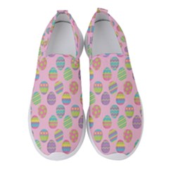 Egg Easter Eggs Pastel Digital Art Women s Slip On Sneakers by Semog4