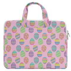 Egg Easter Eggs Pastel Digital Art Macbook Pro 13  Double Pocket Laptop Bag by Semog4