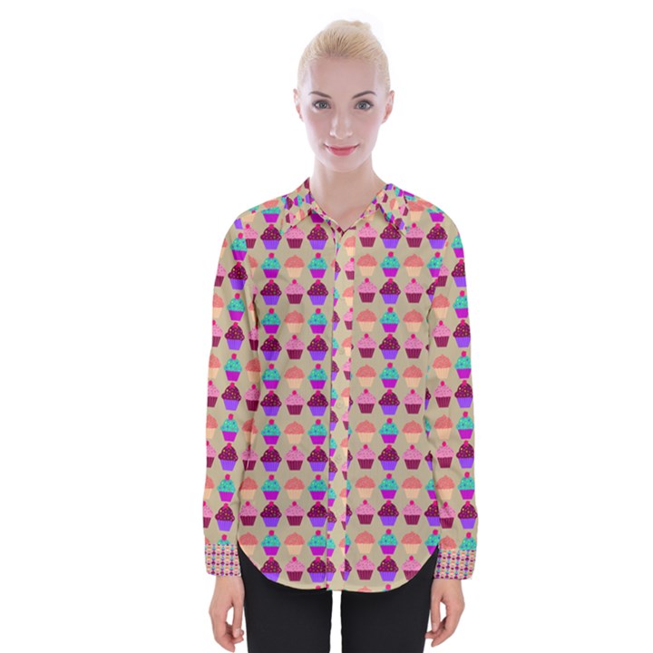 Pattern 208 Womens Long Sleeve Shirt