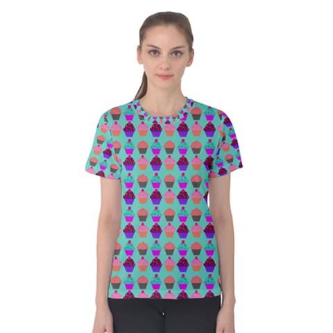 Pattern 210 Women s Cotton Tee by GardenOfOphir