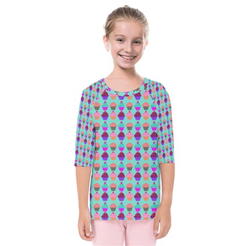 Pattern 210 Kids  Quarter Sleeve Raglan Tee by GardenOfOphir