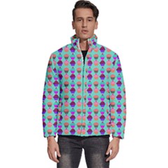 Pattern 210 Men s Puffer Bubble Jacket Coat by GardenOfOphir