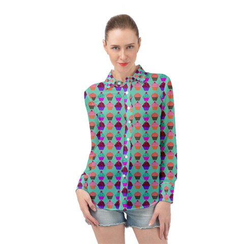 Pattern 210 Long Sleeve Chiffon Shirt by GardenOfOphir