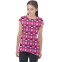 Pattern 211 Cap Sleeve High Low Top View1