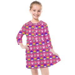 Pattern 211 Kids  Quarter Sleeve Shirt Dress by GardenOfOphir