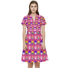 Pattern 211 Short Sleeve Waist Detail Dress by GardenOfOphir